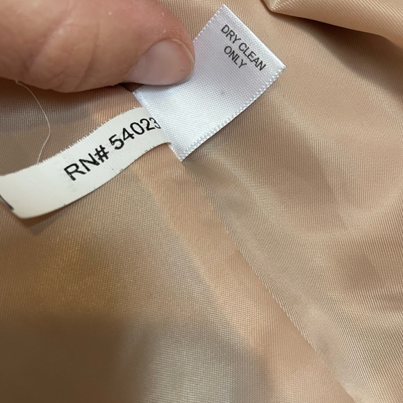 Piperlime Blush Faux Leather Jacket Size Large - Picture 6 of 7